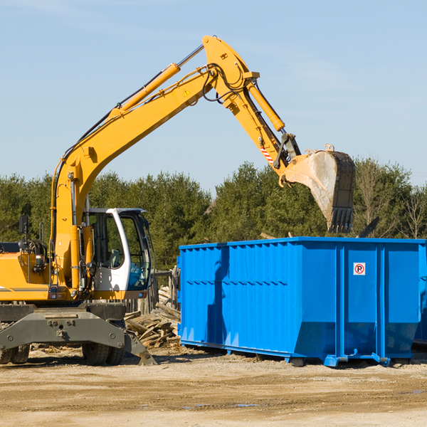 how many times can i have a residential dumpster rental emptied in Calumet